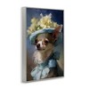Stupell Industries Dog with Fashionable Hat Framed Giclee Art - 2 of 4