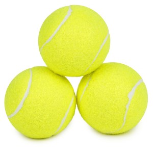 Prime Pets Tennis Balls for Dogs, 2.5 in, 3 Pack, Squeaky Fetch Dog Balls for Medium, Large Dogs - 1 of 4