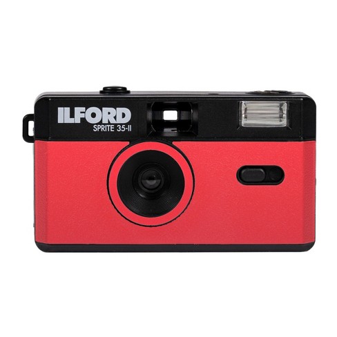 Ilford Sprite 35-II Reusable/Reloadable 35mm Analog Film Camera (Red and Black) - image 1 of 3
