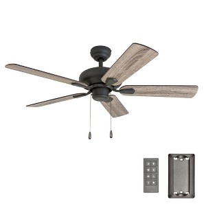 Prominence Home Russwood 42" Farmhouse Ceiling Fan with No Light, Remote Control, 3 Mounting Options, 5 Dual Finish Blades & Reversible Motor, Bronze - 1 of 4