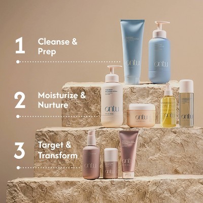 Ontu Hydrating Body Wash Cleansing Oil with Triple-Oil Complex - 14 fl oz: Vanilla Scent, Normal Skin, Pump Bottle