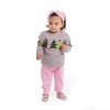 Andy & Evan  Infant  Grey Chenille Sweater w/Tree Graphic & Sweater Knit Pant Set - 2 of 4