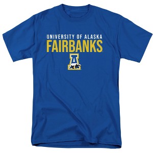 Men's University of Alaska Fairbanks Official Stacked T-Shirt Stacked - 1 of 4