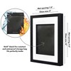 Americanflat 11x14 Picture Frame - Use as 8x10 Frame with Mat - Storage Box Includes 10x13 Fire-Resistant Pouch - Guardian Collection - Black - 2 of 4