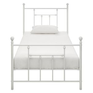 Milan Metal Bed Twin White Room Joy Target