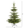 Nearly Natural 7.5-ft Layered Washington Spruce Artificial Christmas Tree with and 1325 Bendable Branches - 2 of 4