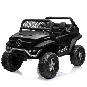2 Seater Kids Ride On Truck 24V Ride On Toy Licensed Mercedes Benz Battery Powered Electric Vehicle for Toddles - 1 of 4