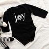 The Juniper Shop Joy Snowflake Baby Long Sleeve Bodysuit - 2 of 3
