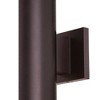 Vaxcel Chiasso 2 - Light Wall Light in  Deep Bronze - 4 of 4