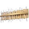 Elegant Lighting Serena 30 inch crystal bath sconce in satin gold - 3 of 4