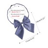 Allegra K Women's Pre-Tied Striped Uniform Adjustable Bowknot Bowtie - 3 of 4