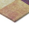 Gold Navy Blue And Purple Geometric Washable Indoor Outdoor Area Rug - 4 of 4