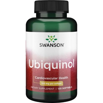 Swanson Dietary Supplements Ubiquinol 100 mg, Softgels