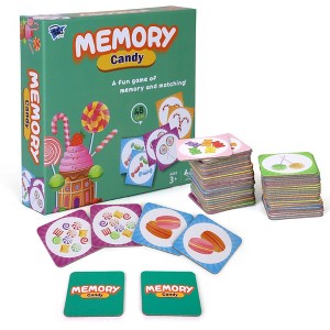 Point Games Memory Game for Kids, Matching Card Games, Flash Cards - Educational Toys - Preschool Learning - Birthday Gift for Boys & Girls Ages 3+ - 1 of 4