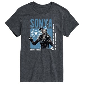 Men's - Mortal Kombat - Sonya Special Forces Short Sleeve Graphic T-Shirt - 1 of 4