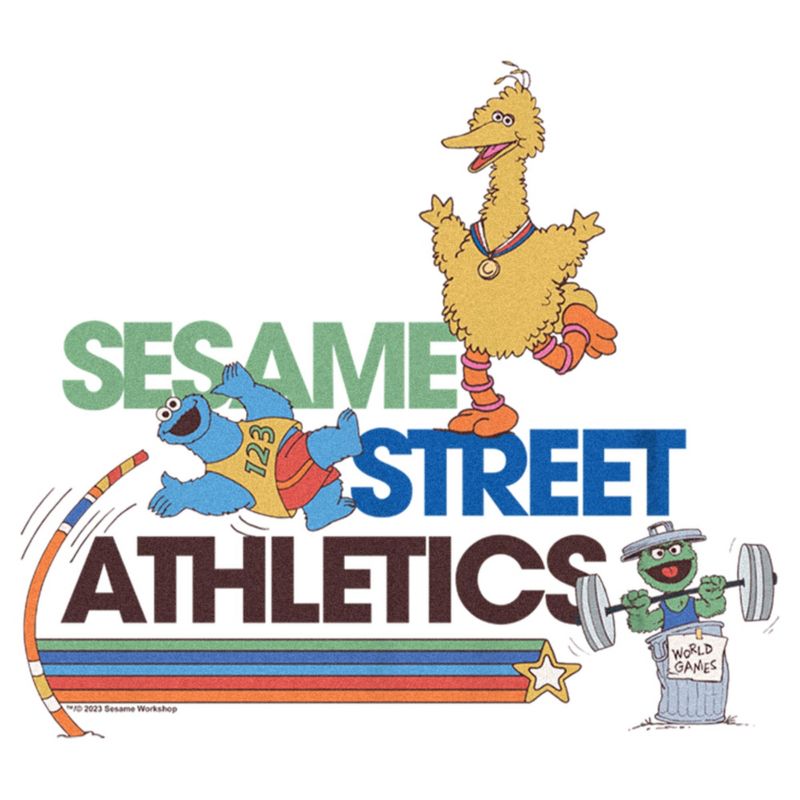 Boy's Sesame Street Retro Athletics T-Shirt, 2 of 5