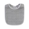 Hudson Baby Infant Boy Cotton Bibs, Tweed Bow Tie, One Size - 4 of 4
