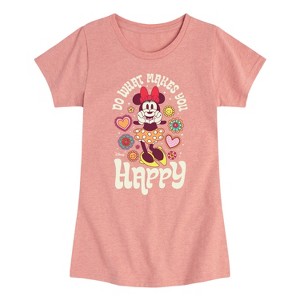 Girls' - Disney - Mickey & Friends Fitted Short Sleeve Graphic T-Shirt - 1 of 4