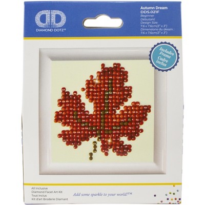 Diamond Dotz Diamond Embroidery Facet Art Kit 3"X3"-Autumn Dream