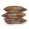 Deny Designs Gigi Rosado Brown Striped Pattern Square Indoor Throw Pillow - 4 of 4