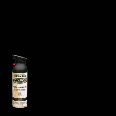 Rust-Oleum 12oz 2x Painter's Touch Ultra Cover Gloss Spray Paint Black