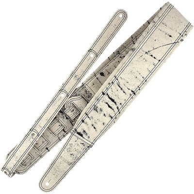 RICHTER Springbreak I Nappa Guitar Strap Vintage White 2.75 in.