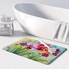 LunaLulinlk Orchids in Watercolor Memory Foam Kitchen Mat Machine Washable Anti-Fatigue Mat Cushion - 3 of 4