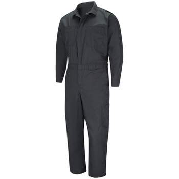 Red Kap Twill Action Back Coverall, Black - 38 Tall : Target