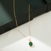 Ross-Simons 1.60 Carat Emerald Pendant Necklace in 10kt Yellow Gold Size 16 - 3 of 4