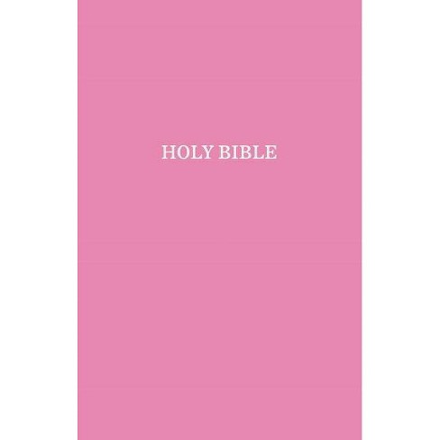 Kjv Gift And Award Bible Imitation Leather Pink Red Letter Edition By Thomas Nelson Paperback Target