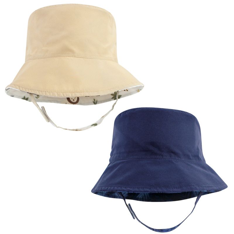 Hudson Baby Infant Boy Sun Protection Hat, Tropical Safari, 3 of 8