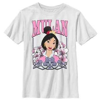 Girl\'s Mulan Anime Reflection T-shirt Target 