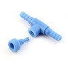 Unique Bargains Fish Tank Aquarium Plastic Air Control Valve Connector Light Blue 15 Pcs - 3 of 4