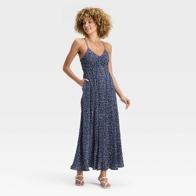 Women's Pleated Maxi Dress - A New Day™
