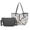MKF Collection Danielle Reversible Shopper Tote Floral Bag, Crossbody Pouch Handbag Purse by Mia K - 2 of 4