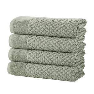 Cotton Quick-Dry Textured Towels - Great Bay Home. - 1 of 4