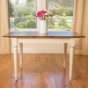 TiramisuBest CLEARWATER RECT SLD TOP Table with Dark Oak for Dining Tables - 2 of 4
