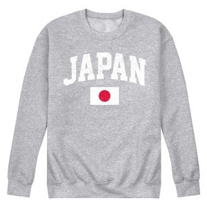 Men's - Instant Message - Japan Flag Graphic Fleece Sweatshirt - 1 of 4