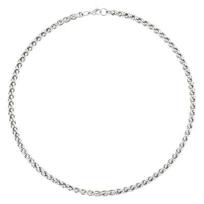 Slate by Rebl Wheat Chain Necklace  Stainless Steel
