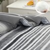 BAGOKIE All Season 5/7 Piece Bed in a Bag Comforter Set, Stripe Pattern - 2 of 4