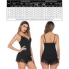 Clotth Women's Modal Lace-Trimmed Pajama Set - V-Neck Sleeveless Sleepwear with Drawstring Waist - 3 of 4