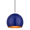 Livex Lighting Piedmont 1 - Light Pendant in  Shiny Cobalt Blue/Polished Chrome - 3 of 4