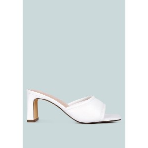 Celine Quilted Italian Block Heel Women Sandals - 1 of 4
