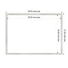 Amanti Art Svelte Clay Grey Framed Dry Erase Magnetic Board - 3 of 4