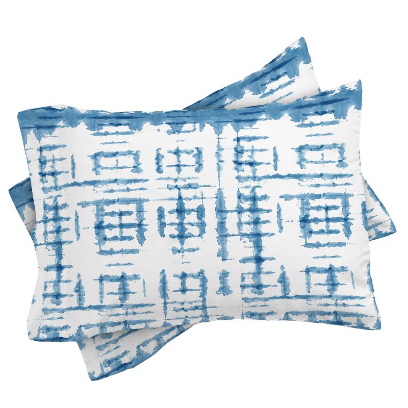 Ninola Design Shibori Checks Stripes Comforter Set - Deny Designs, 4 of 5