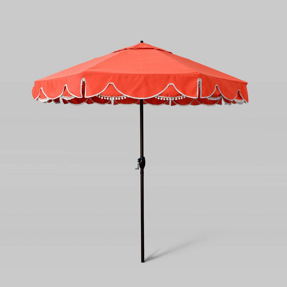 Photos - Parasol 7.5' x 7.5' Sunbrella Coronado Base Market Patio Umbrella with Auto Tilt M