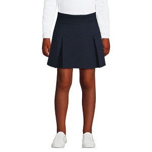 Lands' End School Uniform Kids Performance Pleated Skort Above the Knee - 1 of 4