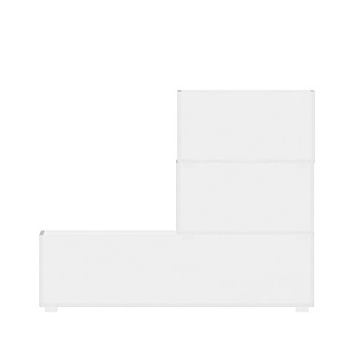 Clear Plastic Stackable Desktop Organizer Trays, Set of 3