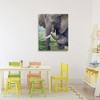 Stupell Industries Baby Elephant And Mother Canvas Art - 3 of 4