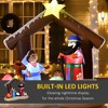 Aghana Digitals 6ft LED Lighted Christmas Inflatable Nativity Scene, Outdoor Waterproof Blow-Up - 4 of 4